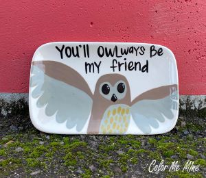 Pleasanton Owl Plate