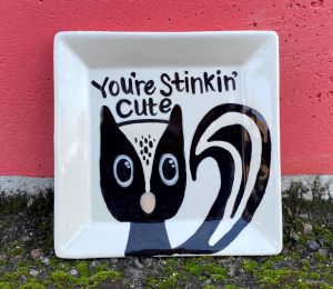 Pleasanton Skunk Plate