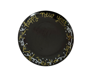 Pleasanton New Year Confetti Plate