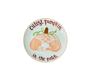 Pleasanton Cutest Pumpkin Plate