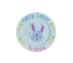 Pleasanton Easter Bunny Plate
