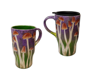 Pleasanton Mushroom Mugs