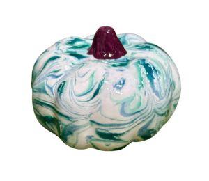 Pleasanton Teal Shaving Cream Pumpkin