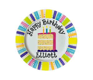 Pleasanton Birthday Cake Plate