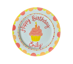 Pleasanton Birthday Cupcake Plate